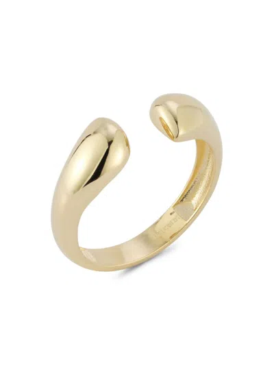 Shop Saks Fifth Avenue Women's 14k Yellow Gold Open Ring