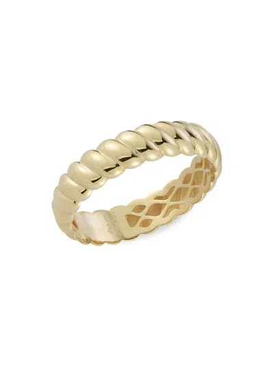 Shop Saks Fifth Avenue Women's 14k Yellow Gold Bold Twist Ring