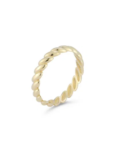 Shop Saks Fifth Avenue Women's 14k Yellow Gold Marquise Band Ring