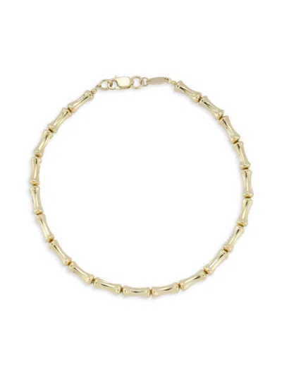 Saks Fifth Avenue Women's 14k Yellow Gold Bamboo Link Bracelet In Yellow Gold