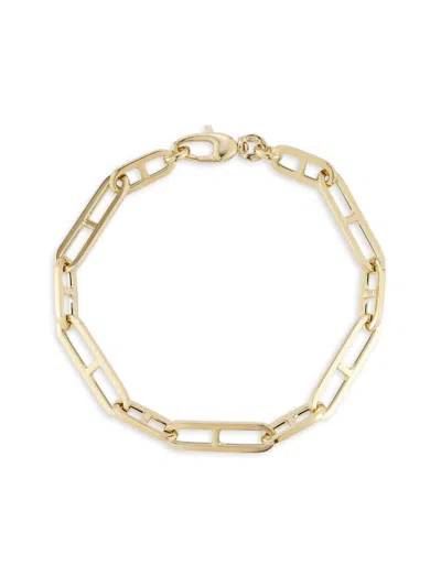 Shop Saks Fifth Avenue Women's 14k Yellow Gold Mariner Link Bracelet
