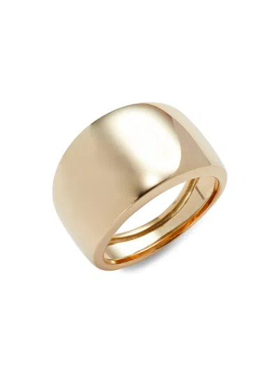 Shop Saks Fifth Avenue Made In Italy Women's 14k Yellow Gold Ring