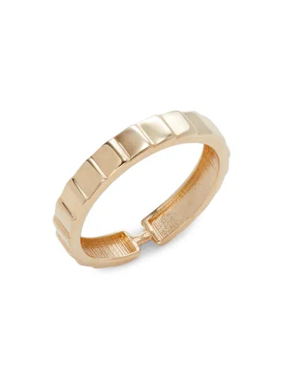 Shop Saks Fifth Avenue Made In Italy Women's 14k Yellow Gold Band Ring