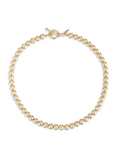 Shop Ettika Women's Goldtone Beaded Ball Toggle Necklace In Neutral