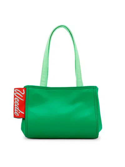 Shop Edie Parker Women's Bodega Top Handle Bag In Green