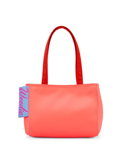 Shop Edie Parker Women's Bodega Top Handle Bag In Orange