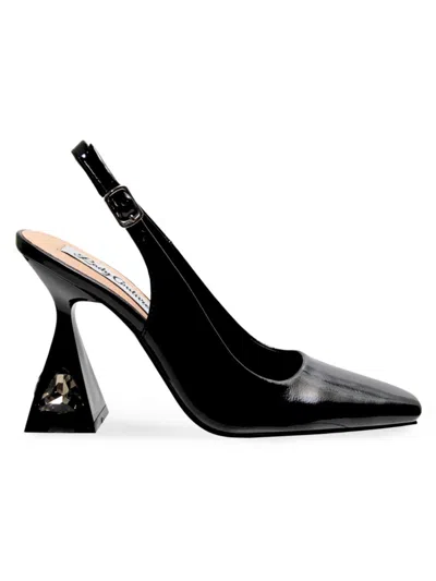 Shop Lady Couture Women's Mistic Square Toe Slingback Pumps In Black