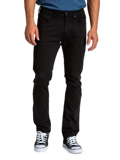 Shop Stitch's Jeans Men's Barfly High Rise Slim Fit Jeans In Jet Black
