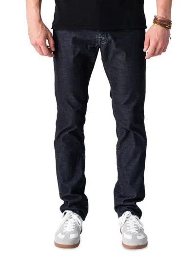 Shop Stitch's Jeans Men's Barfly Corduroy Slim Fit Jeans In Black