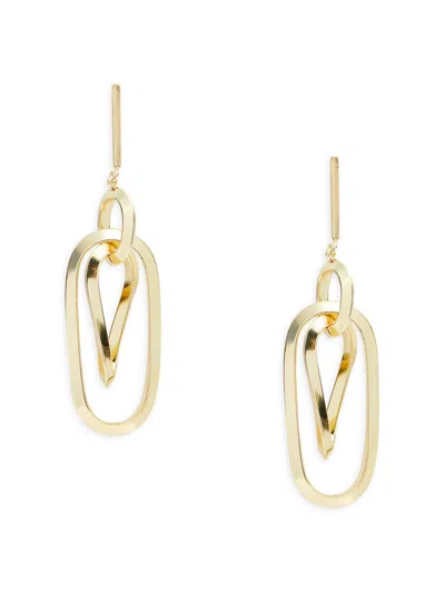 Shop Shashi Women's Marcelle 14k Goldplated Dangle Earrings In Brass