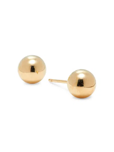 Shop Shashi Women's Paloma 14k Goldplated Stud Earrings In Brass