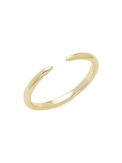 Shop Shashi Women's Talia 14k Goldplated Ring In Brass