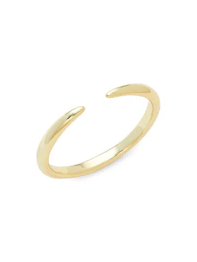 Shop Shashi Women's Talia 14k Goldplated Ring In Brass