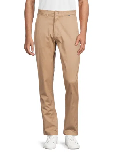 Shop Hurley Men's Solid Twill Pants In Khaki