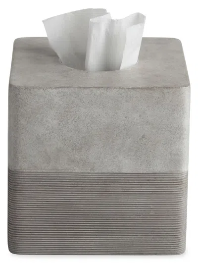 Shop Roselli City Line Resin Tissue Cover In Grey
