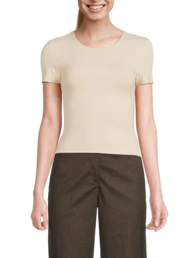 Shop Rd Style Women's Second Skin Roxy Baby Tee In Parchment