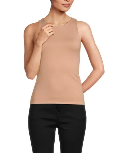 Shop Rd Style Women's Second Skin Maria Muscle Tee In Latte Blush