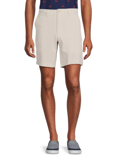 Shop Vstr Premium Men's Hybrid Flat Front Shorts In Stone