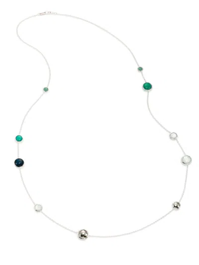 Shop Ippolita Women's Wonderland Neptune Semi-precious Multi-stone & Sterling Silver Lollipop Station Necklace