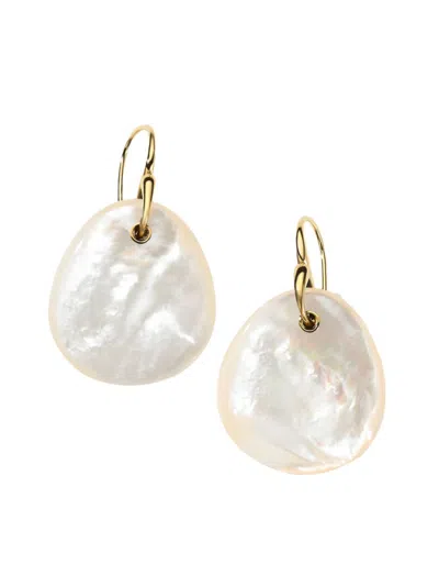 Shop Ippolita Women's Rock Candy Pebble 18k Green Gold & Mother-of-pearl Drop Earrings