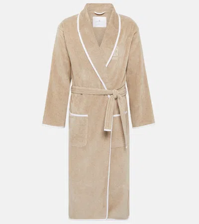 Brunello Cucinelli Logo Cotton Terry Bathrobe