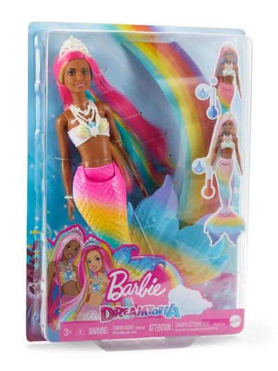 Shop Barbie Dreamtopia Magic Rainbow Mermaid Doll Gtf90 In Pink