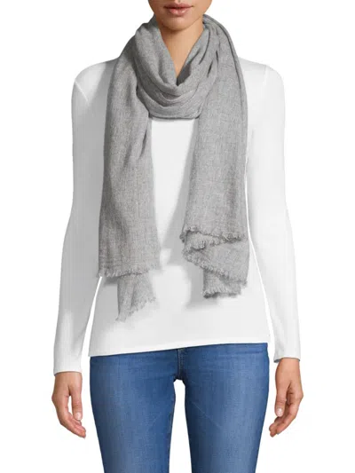 Shop Portolano Cashmere Pashmina In Grey