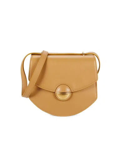 Shop Proenza Schouler Women's Mini Round Dia Shoulder Bag In Caramel