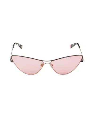 Shop Web Women's 65mm Cat Eye Sunglasses In Black