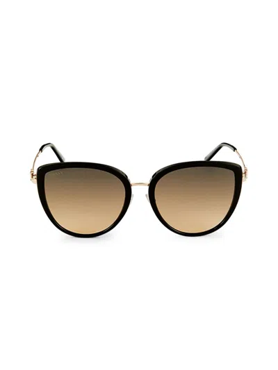 Shop Bally Women's 58mm Cat Eye Sunglasses In Black