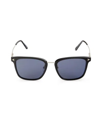 Shop Bally Men's 55mm Square Sunglasses In Black