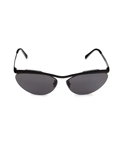 Shop Tod's Women's 65mm Cat Eye Sunglasses In Black