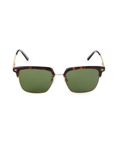 Shop Bally Women's 55mm Rectangle Sunglasses In Green