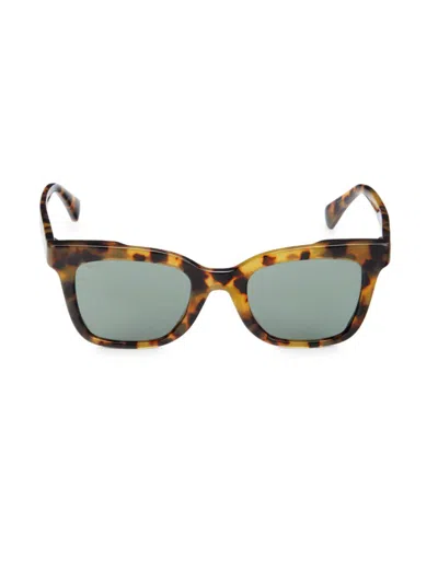 Shop Max Mara Women's 50mm Square Sunglasses In Neutral