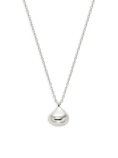 Shop Luv Aj Women's Ball Pendant Necklace In Silver