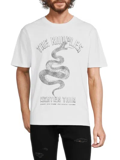 Shop The Kooples Men's Graphic Tee In White