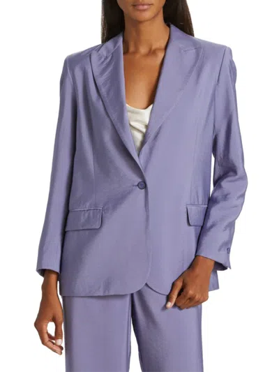 Shop Ba&sh Women's Heroes Satin Jacket In Lavender