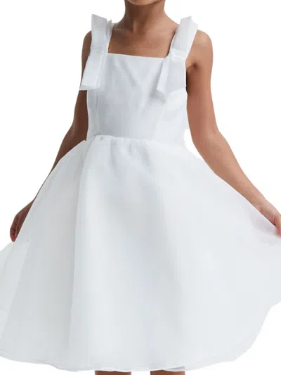 Shop Reiss Little Girl's & Girl's Selena Sleeveless Dress In Ivory