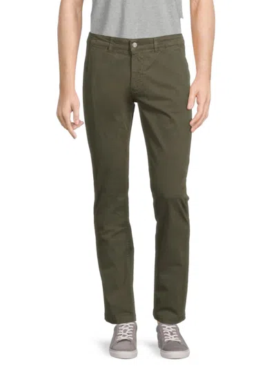Shop Nn07 Men's Solid Pants In Army