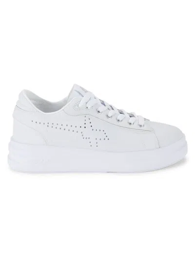 Shop W6yz Women's Yuma Platform Sneakers In White