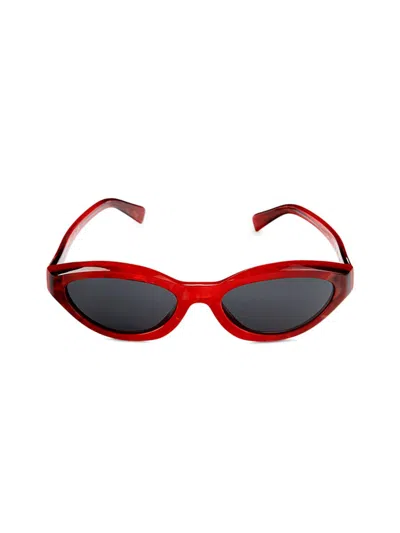 Shop Alain Mikli Women's Desir 54mm Cat Eye Sunglasses In Red
