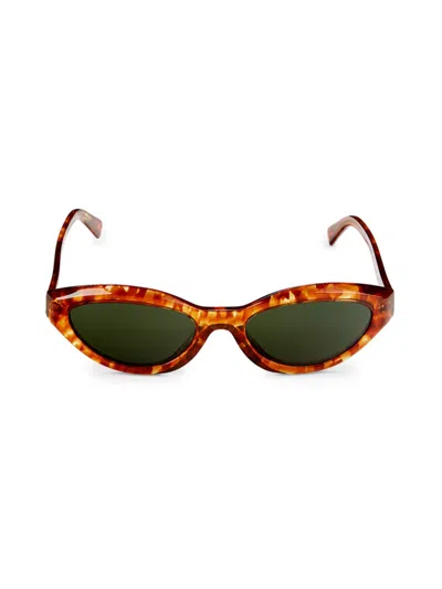 Shop Alain Mikli Women's Desir 54mm Cat Eye Sunglasses In Orange
