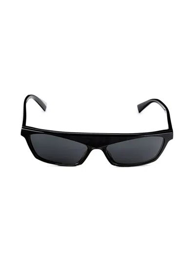 Shop Alain Mikli Women's 58mm Rectangle Sunglasses In Black