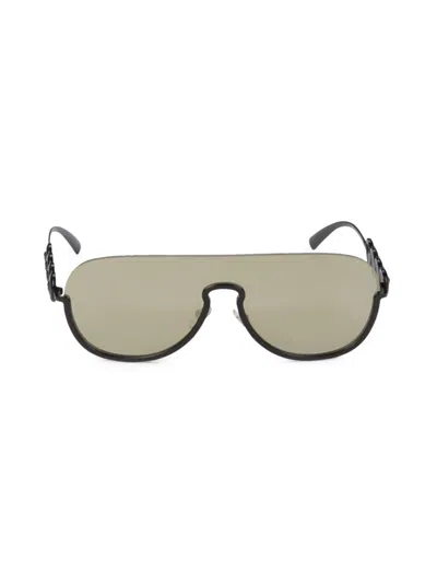 Shop Versace Women's 65mm Aviator Sunglasses In Matte Black