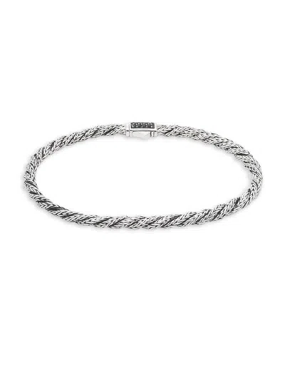 Shop John Hardy Women's Black Sapphire Sterling Silver Chain Bracelet