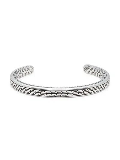Shop John Hardy Women's Classic Sterling Silver Textured Bracelet