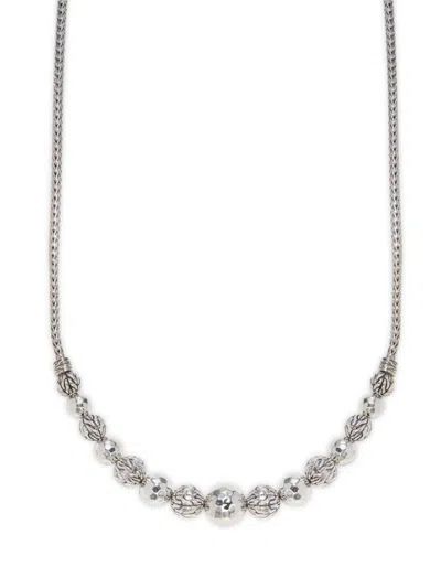 Shop John Hardy Women's Sterling Silver Beaded Chain Necklace