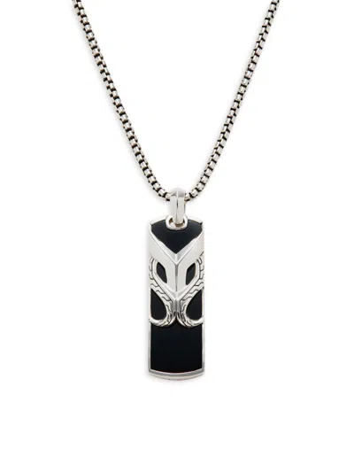 Shop John Hardy Men's Sterling Silver & Black Onyx Pendant Necklace