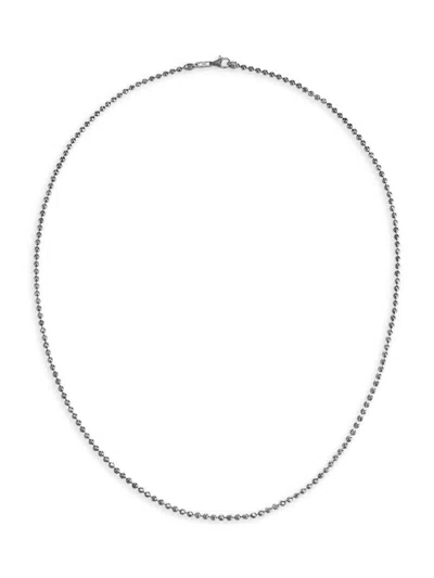 Shop John Hardy Men's Classic Plated Sterling Silver Ball Chain Necklace