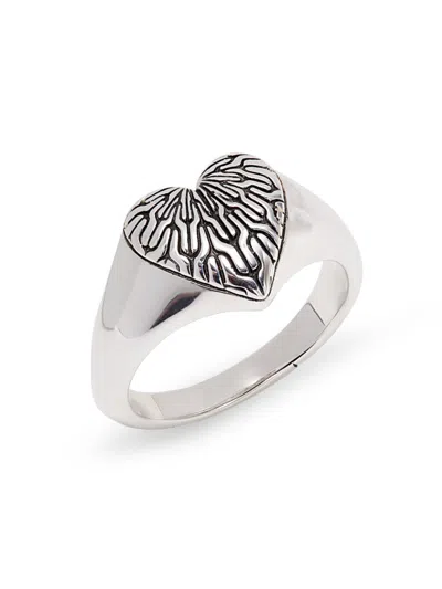 Shop John Hardy Women's Sterling Silver Heart Ring